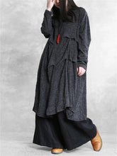Load image into Gallery viewer, Autumn And Winter Ladies Casual Pleated Sweater Dress