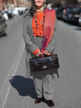 Load image into Gallery viewer, Women's Round Neck Woolen Solid Color Casual Elderly Coat