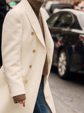 Load image into Gallery viewer, Women's Suit Collar Solid Color Casual Woolen Coat