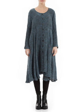 Load image into Gallery viewer, Floral Print Button High Waist Slim Casual Dress