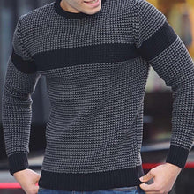 Load image into Gallery viewer, Men's Knitted Fashion Casual Long Sleeve Sweater