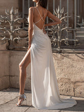 Load image into Gallery viewer, Elegant Sling Deep V Evening Dress