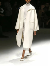 Load image into Gallery viewer, Fashion Casual Lapel Solid Color Polyester Long Ladies Jacket