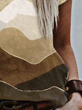Load image into Gallery viewer, Mountain Print Crew Neck T-shirts