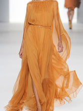 Load image into Gallery viewer, Pure Color Elegant Waist Dress