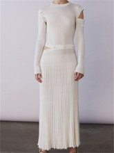 Load image into Gallery viewer, Fashion Button Stitching Women'S Casual Knitted Dress