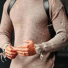 Load image into Gallery viewer, Retro Round Neck Street Long-Sleeved Knitted Sweater