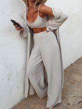 Load image into Gallery viewer, Women'S Fashion Casual Trousers Long Coat Three-Piece Suit