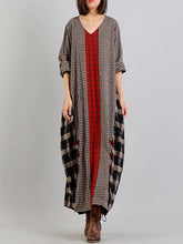 Load image into Gallery viewer, V-neck Short Sleeve Casual Dress