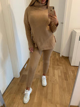 Load image into Gallery viewer, Turtleneck Sweater Loose Two-Piece Suit