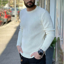 Load image into Gallery viewer, Men'S Fashion Hollow Casual Knitted Sweater