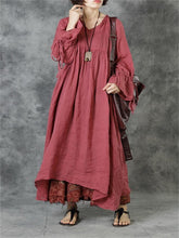 Load image into Gallery viewer, Casual Loose Women'S Pleated Dress