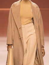 Load image into Gallery viewer, Ladies Fashion Casual Solid Color Polyester Coat Jacket