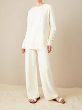Load image into Gallery viewer, Simple Casual Loose Hooded Top Pants Knitted Suit