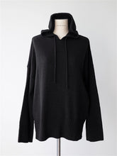 Load image into Gallery viewer, Simple Solid Color Hooded Women'S Knitted Two-Piece Suit