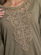 Load image into Gallery viewer, Round Neck Long Sleeve Cotton Tops