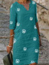 Load image into Gallery viewer, Simple Casual Loose Dandelion Dress