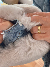 Load image into Gallery viewer, Autumn Winter Lapel Fleece on Cuffs Denim Jacket