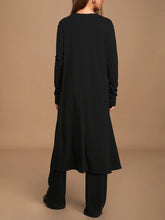 Load image into Gallery viewer, Fashion Casual Loose Round Neck Top Pants and Coat Suit