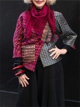 Load image into Gallery viewer, Autumn And Winter Retro Printed Women'S Jacket