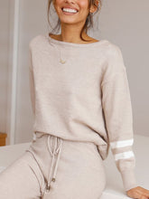 Load image into Gallery viewer, Long Sleeve Solid Color Sports and Leisure Suit