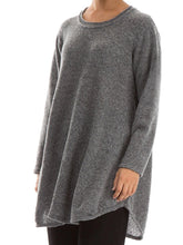 Load image into Gallery viewer, Casual Loose Solid Color Long-sleeved Round Neck Top