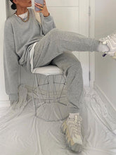 Load image into Gallery viewer, Fashion Casual Loose Pullover Two-piece Suit