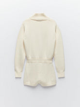 Load image into Gallery viewer, Long Sleeve Shorts Knitted Jumpsuit