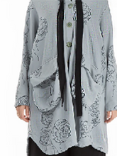 Load image into Gallery viewer, Long Loose Hooded Button Casual Jacket