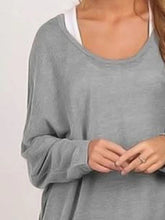 Load image into Gallery viewer, Ladies Round Neck Casual Long Sleeve Top