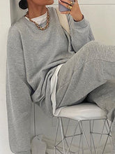 Load image into Gallery viewer, Fashion Solid Color Sports Two-piece Suit