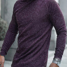 Load image into Gallery viewer, Casual Turtleneck Solid Color Long Sleeve T-Shirt