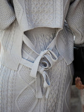 Load image into Gallery viewer, Elegant V-Neck Tie Design Women'S Knitted Suit