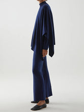 Load image into Gallery viewer, Fashionable Simple High Neck Long Sleeve Top Pants Knitted Suit