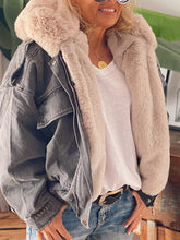 Load image into Gallery viewer, Autumn Winter Fashion Hooded Denim Jacket