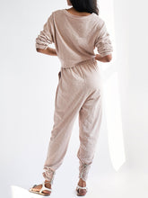 Load image into Gallery viewer, Simple Monochrome Leisure Sports Suit