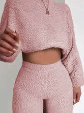 Load image into Gallery viewer, Teddy Jumper Wide Leg Trouser Suit