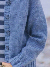 Load image into Gallery viewer, Pure Color Warm Knitting Ladies Chunky Jacket Sweater