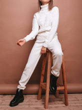 Load image into Gallery viewer, Autumn And Winter Leisure High-Neck Women'S Knitted Suit