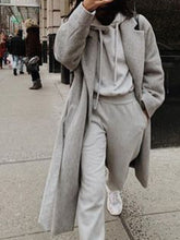 Load image into Gallery viewer, Pure Color Casual Hooded Pocket Suit