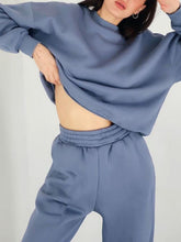 Load image into Gallery viewer, Loose Pullover Solid Color Pants Suit