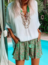 Load image into Gallery viewer, Casual Loose V-neck Bat Sleeve Solid Color Two-piece Suit