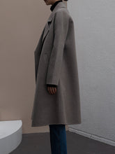 Load image into Gallery viewer, Long Solid Color Long Sleeve Coat