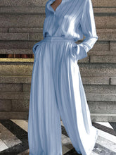 Load image into Gallery viewer, Fashion Loose Long Sleeve Shirt Pants Suit