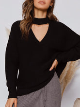Load image into Gallery viewer, Sweater Long Sleeve Solid Color Fashion Two-piece Suit