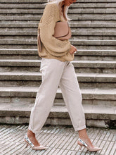 Load image into Gallery viewer, Pure Color Casual Knitted Loose Two-piece Suit