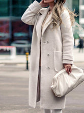 Load image into Gallery viewer, Fashion Herringbone Pattern Lapel Casual Coat