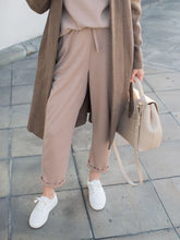 Load image into Gallery viewer, Solid Color Comfortable Knitted Pocket Suit