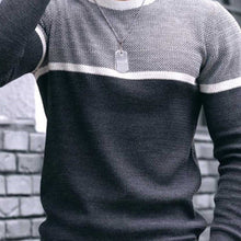 Load image into Gallery viewer, Men's Round Neck Knitted Fashion Casual Sweater