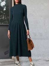 Load image into Gallery viewer, Women's Solid Color Casual Knitted Long Dress